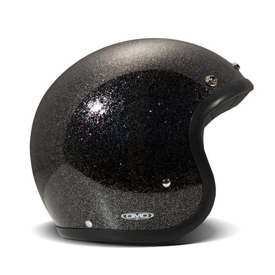 Retro helmet Glitter Black