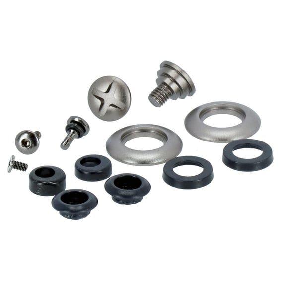 Chase hardware visor kit gun metal
