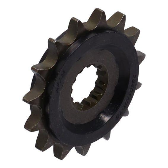 steel front sprocket. 15 teeth