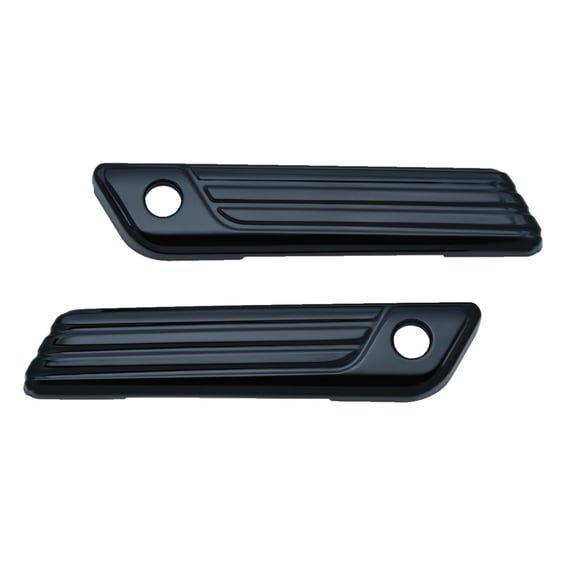 Tri-line saddlebag hinge covers