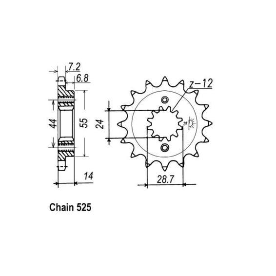 JT Front Sprocket 314.16