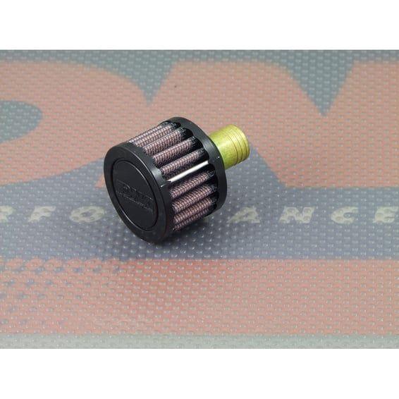 DNA crank case vent filter rubber top male round