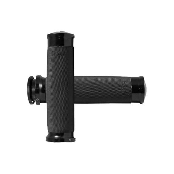 Avon Custom Contour grips, black anodized