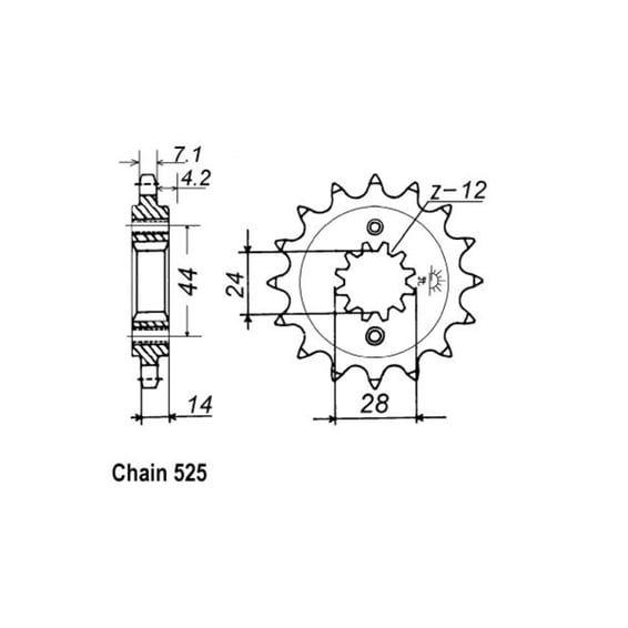 JT Front Sprocket 1372.17