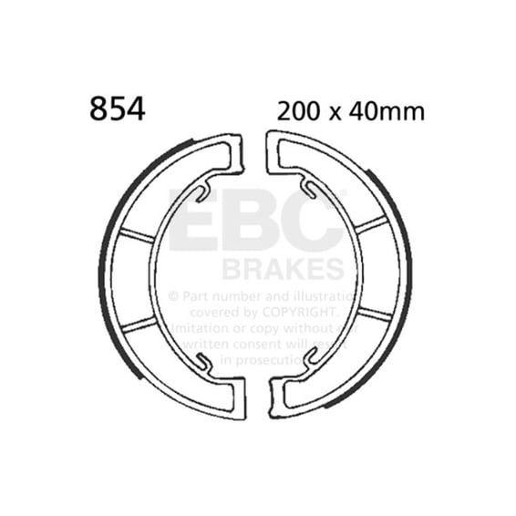 plain brake shoes