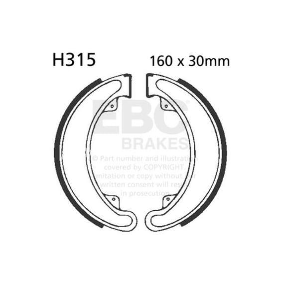 plain brake shoes