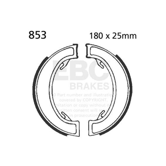 plain brake shoes