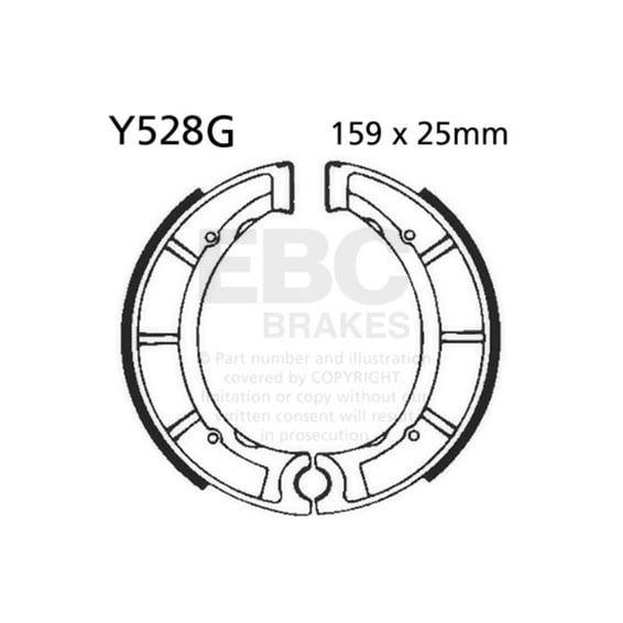 grooved brake shoes