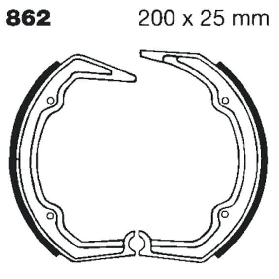 plain brake shoes