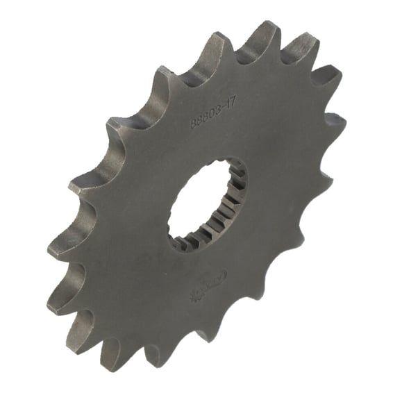 steel front sprocket. 17 teeth