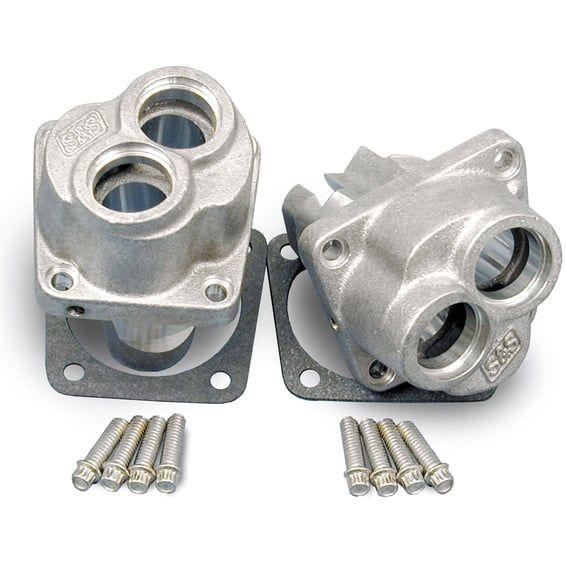 84-99 cast tappet block set front/rear. Natural