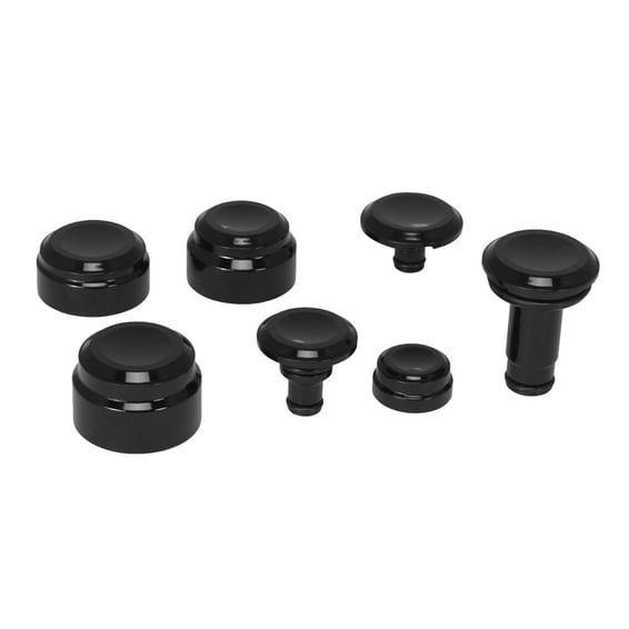 Axle cover kit complete.Black