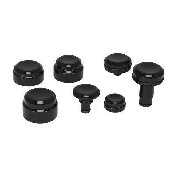 Axle cover kit complete.Black