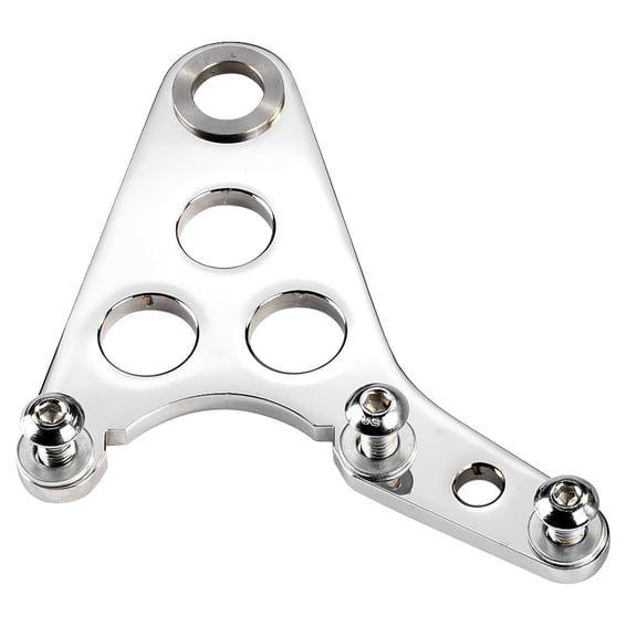 K-Tech Super Freni rear caliper bracket. Polished