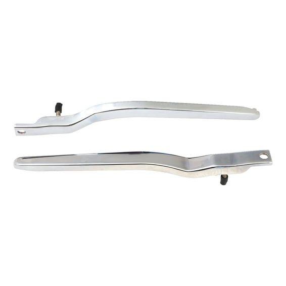 72-85 FX fender struts. Smooth. Chrome