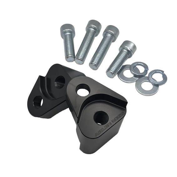 1" Rear Shock Lift. Black